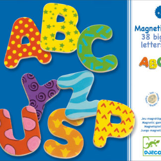 Magnetbokstaver i tre - Djeco