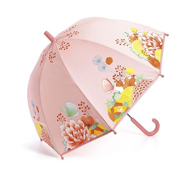 paraply barn , rosa barneparaply fra Djeco
