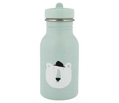 grønn drikkeflaske med isbjørn trixie