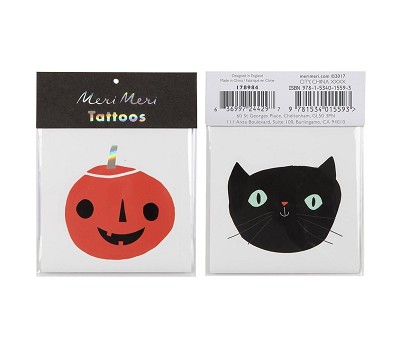 halloween tatoveringer katt og gresskar