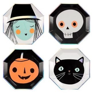 halloween papptallerken meri meri