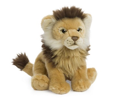 Kosebamse - Sittende løve, 23 cm - WWF