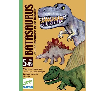 kortspill med dinosaurer fra djeco hukommelsesspill