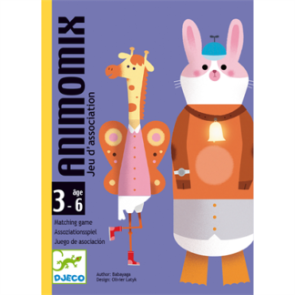 kortspill fra djeco animomix