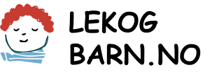 logo med lekogbarnno svart strej