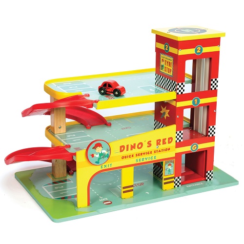 Parkeringshus i tre, Dino`s Auto Garage - Le Toy Van